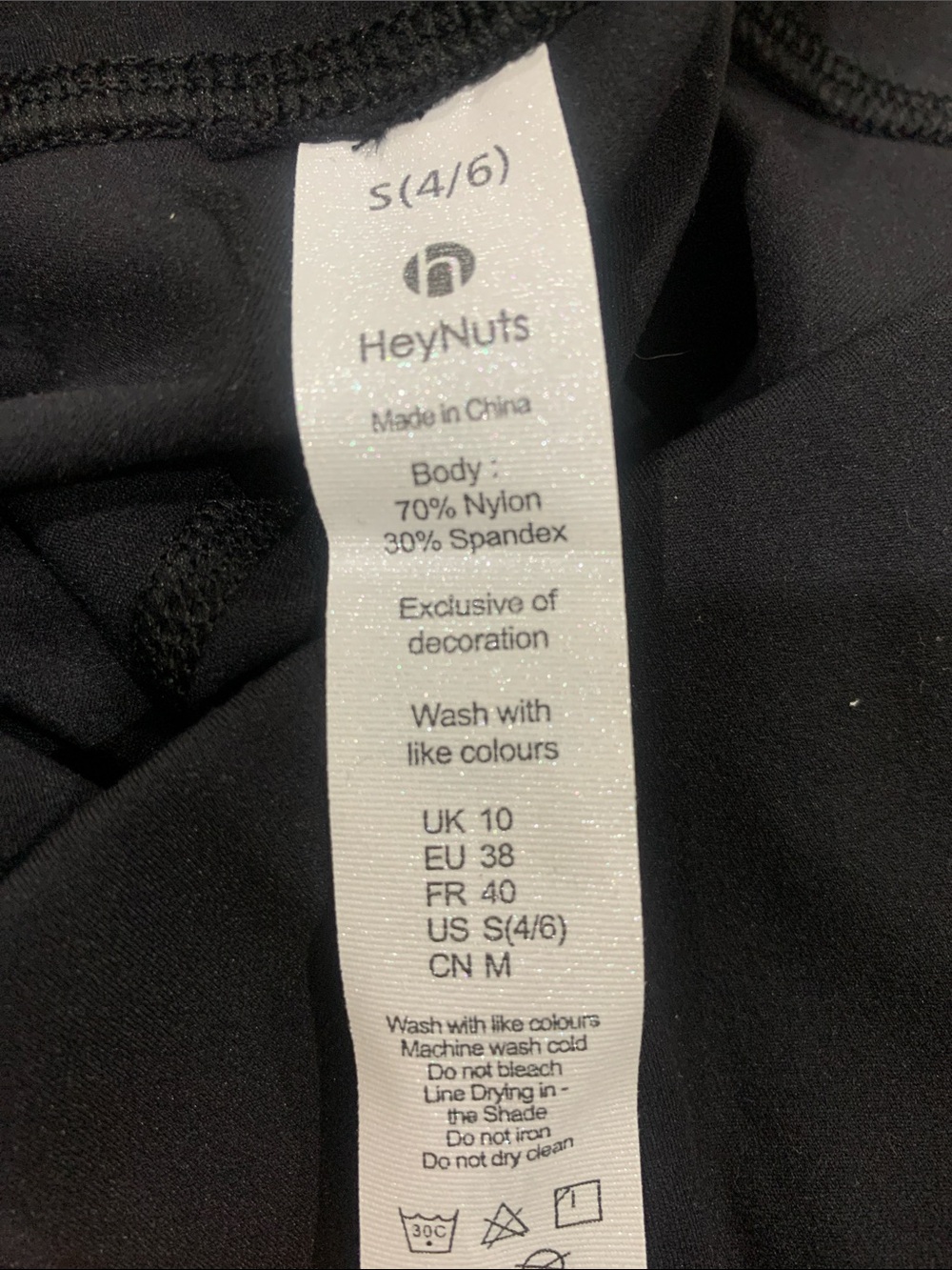 High-Rise Black Leggings - Women - Picture 5 of 5